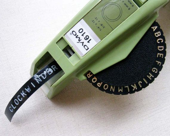 "dymo label maker"