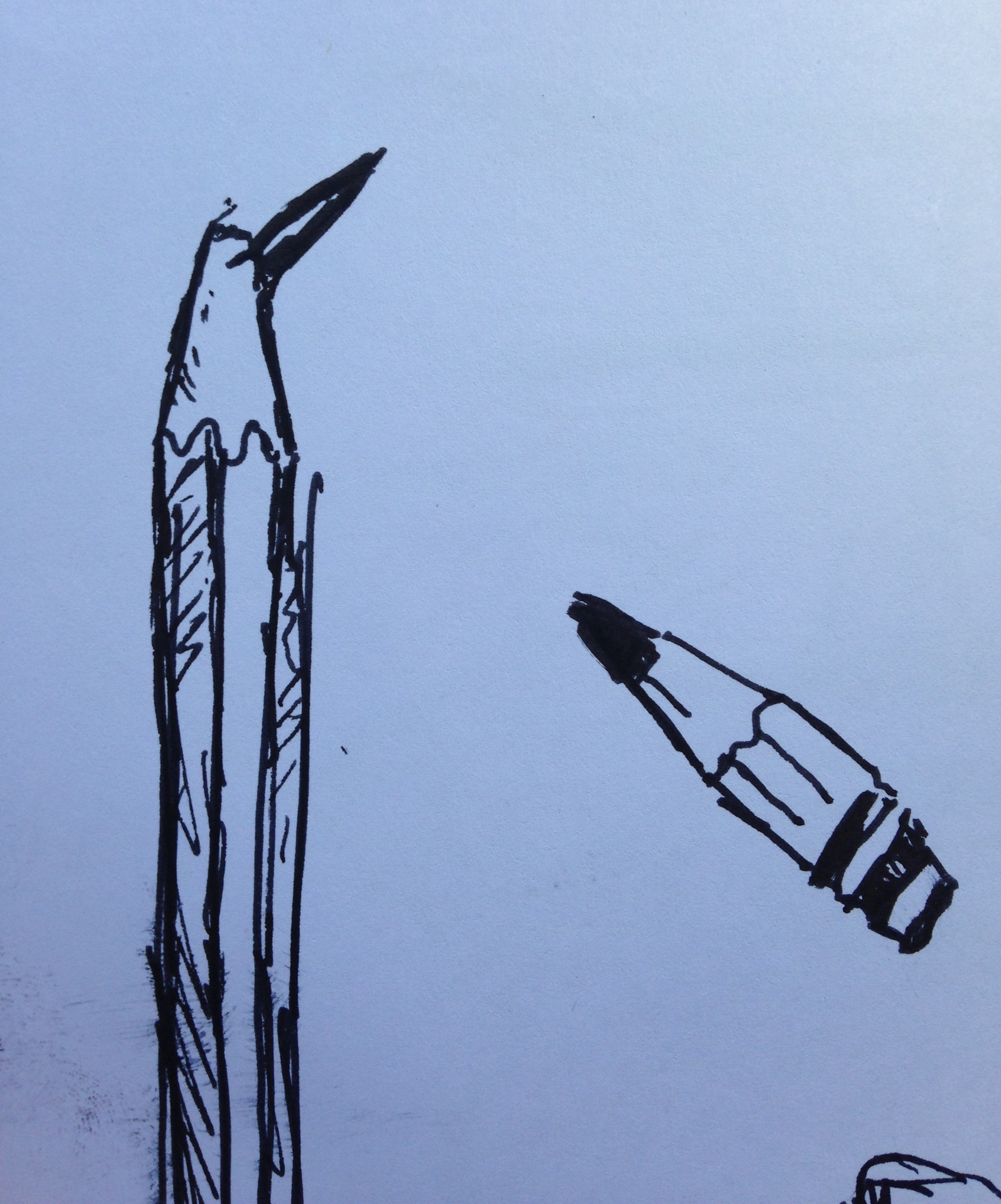 Broken pencil